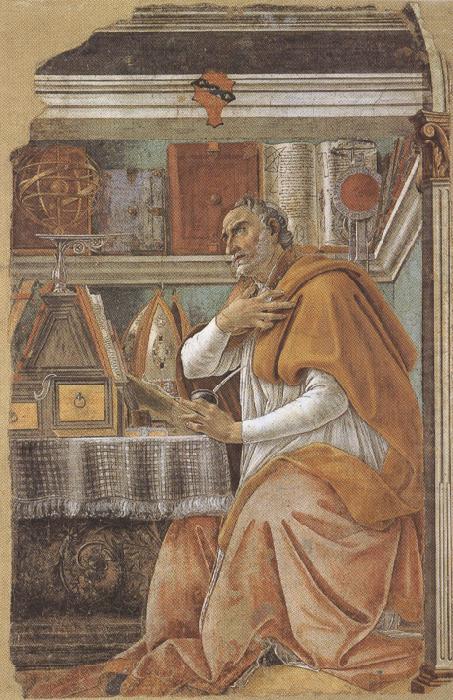 Sandro Botticelli St Augustine in his Study (mk36) china oil painting image